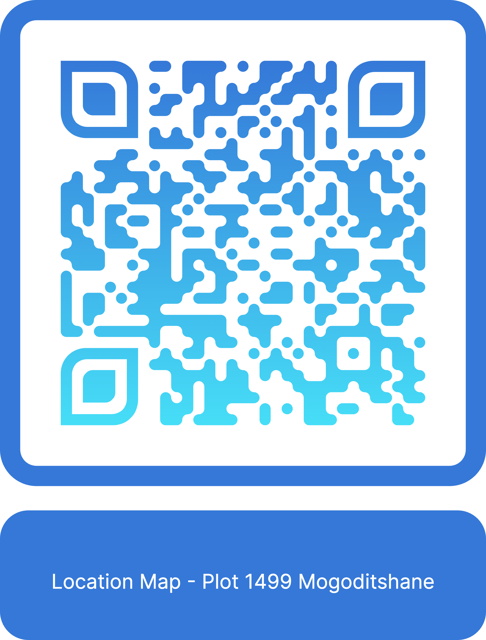 QR Code for Driving Directions Plot 1499 Mogoditshane